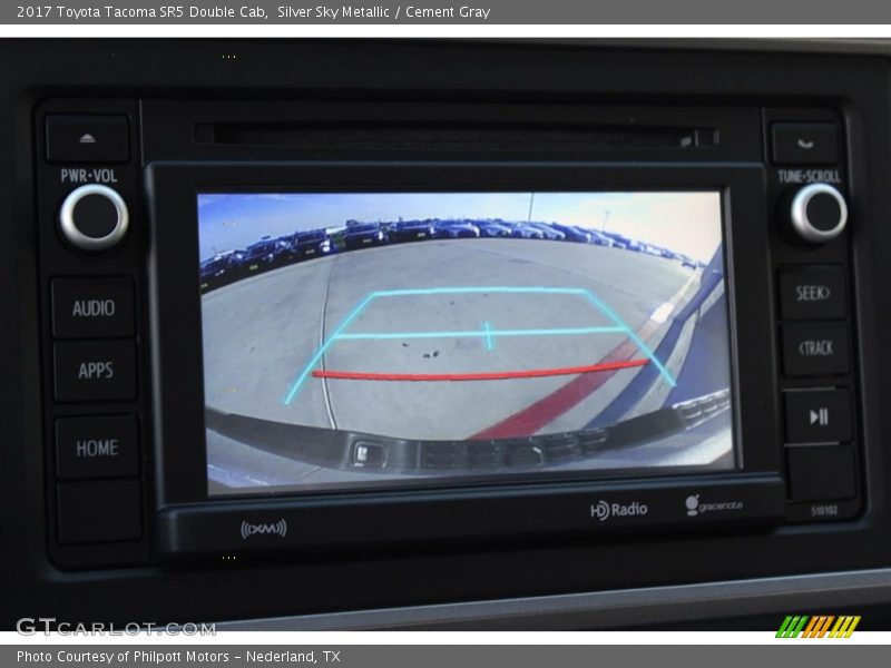 Silver Sky Metallic / Cement Gray 2017 Toyota Tacoma SR5 Double Cab