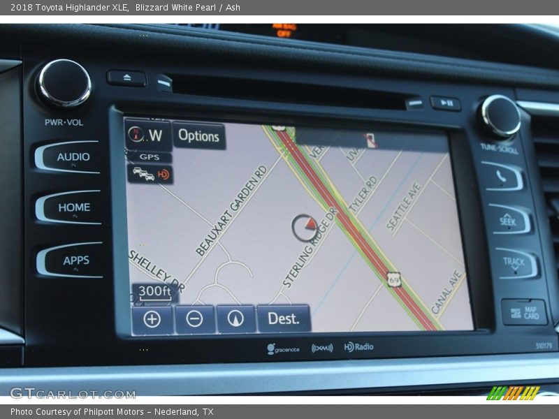 Blizzard White Pearl / Ash 2018 Toyota Highlander XLE