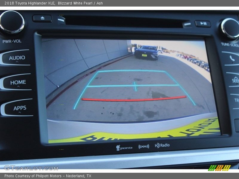 Blizzard White Pearl / Ash 2018 Toyota Highlander XLE