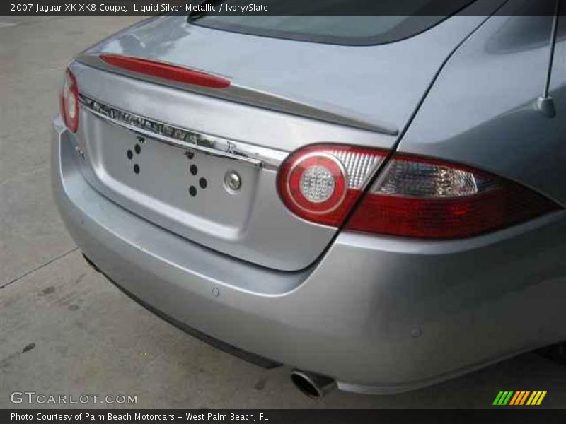 Liquid Silver Metallic / Ivory/Slate 2007 Jaguar XK XK8 Coupe
