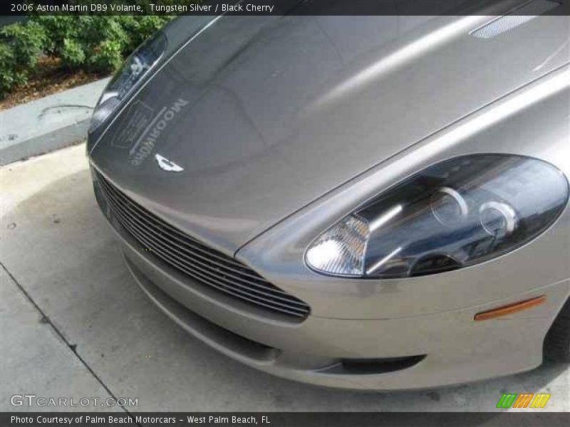 Tungsten Silver / Black Cherry 2006 Aston Martin DB9 Volante