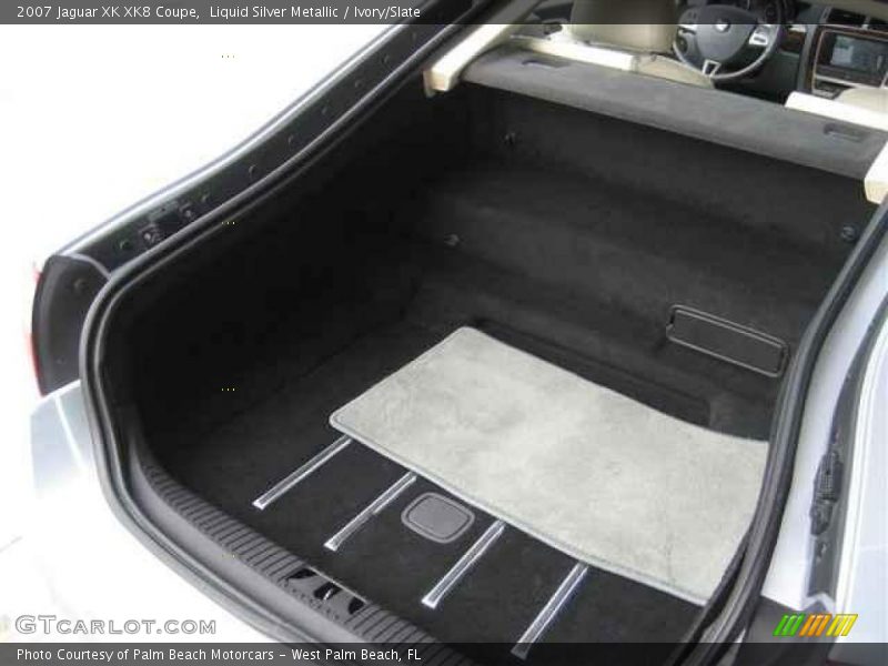 Liquid Silver Metallic / Ivory/Slate 2007 Jaguar XK XK8 Coupe