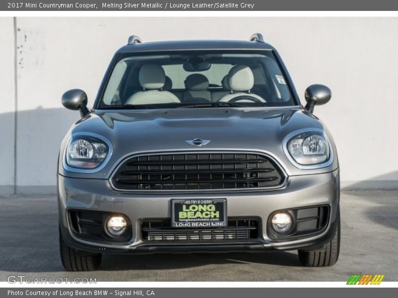 Melting Silver Metallic / Lounge Leather/Satellite Grey 2017 Mini Countryman Cooper