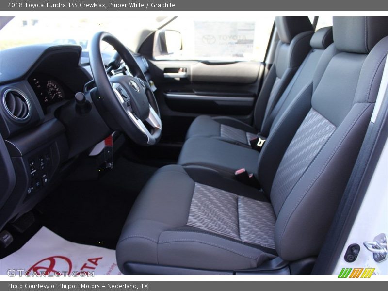 Super White / Graphite 2018 Toyota Tundra TSS CrewMax