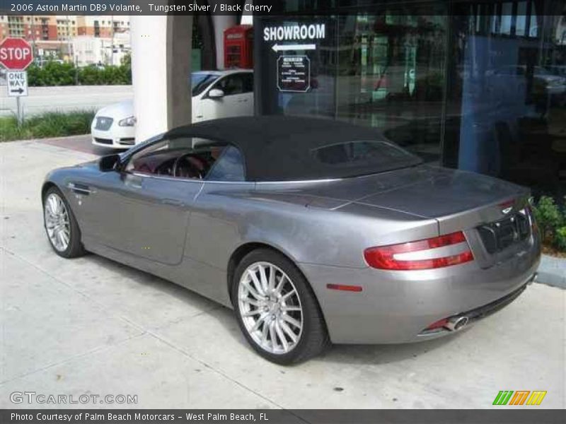 Tungsten Silver / Black Cherry 2006 Aston Martin DB9 Volante