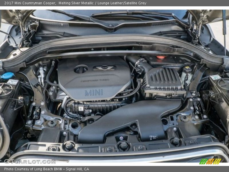 Melting Silver Metallic / Lounge Leather/Satellite Grey 2017 Mini Countryman Cooper