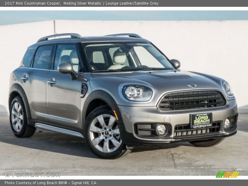 Melting Silver Metallic / Lounge Leather/Satellite Grey 2017 Mini Countryman Cooper