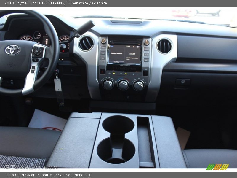 Super White / Graphite 2018 Toyota Tundra TSS CrewMax
