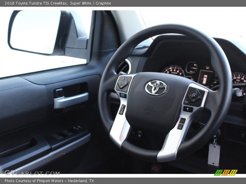 Super White / Graphite 2018 Toyota Tundra TSS CrewMax