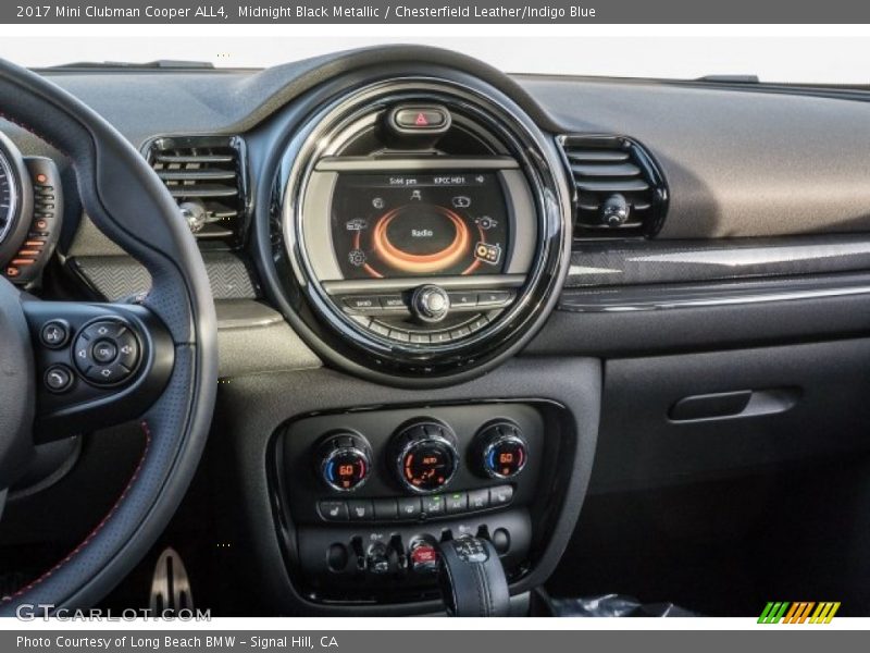 Midnight Black Metallic / Chesterfield Leather/Indigo Blue 2017 Mini Clubman Cooper ALL4