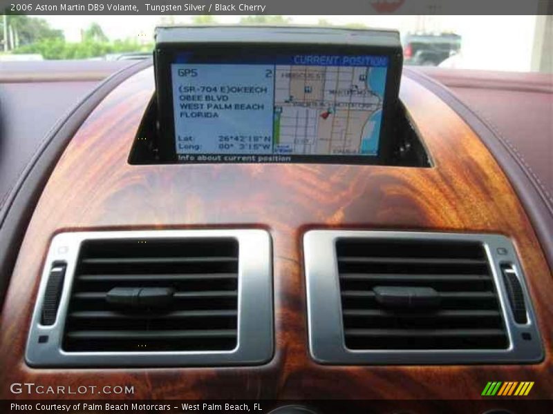 Tungsten Silver / Black Cherry 2006 Aston Martin DB9 Volante