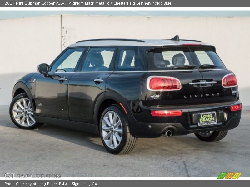 Midnight Black Metallic / Chesterfield Leather/Indigo Blue 2017 Mini Clubman Cooper ALL4