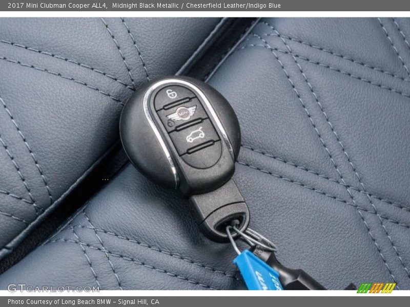 Midnight Black Metallic / Chesterfield Leather/Indigo Blue 2017 Mini Clubman Cooper ALL4