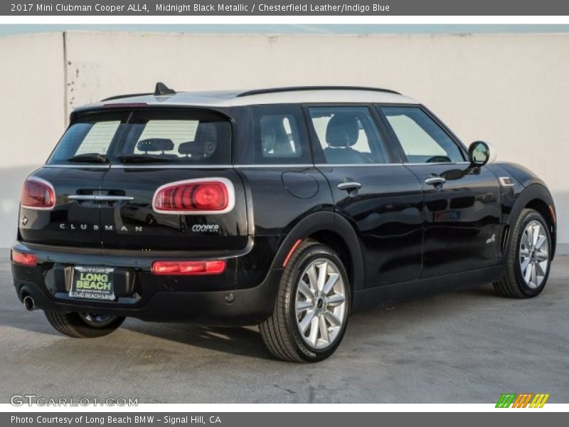 Midnight Black Metallic / Chesterfield Leather/Indigo Blue 2017 Mini Clubman Cooper ALL4