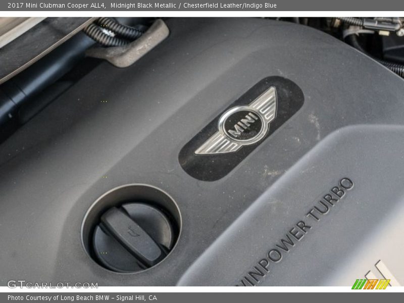 Midnight Black Metallic / Chesterfield Leather/Indigo Blue 2017 Mini Clubman Cooper ALL4