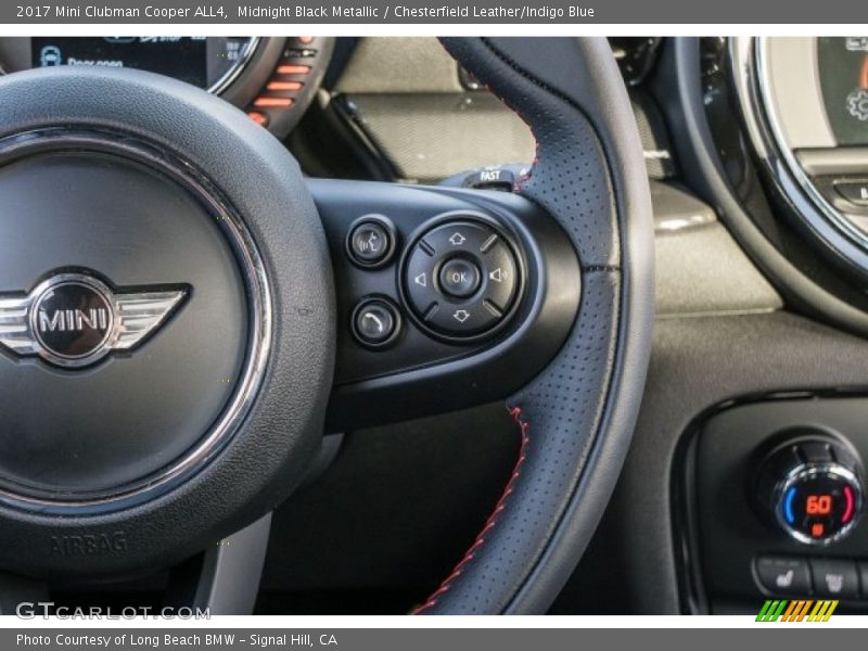 Midnight Black Metallic / Chesterfield Leather/Indigo Blue 2017 Mini Clubman Cooper ALL4