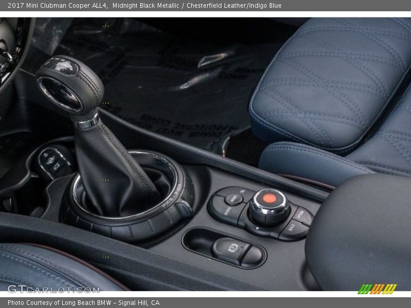 Midnight Black Metallic / Chesterfield Leather/Indigo Blue 2017 Mini Clubman Cooper ALL4