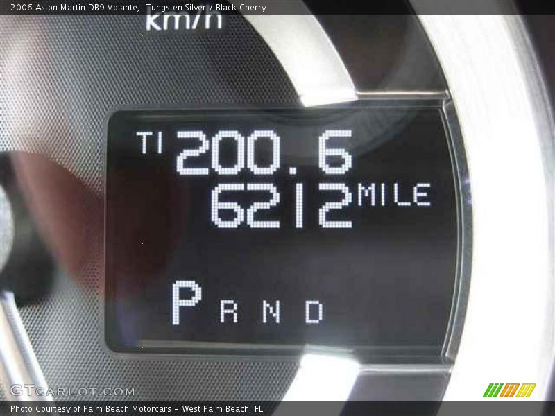 Tungsten Silver / Black Cherry 2006 Aston Martin DB9 Volante