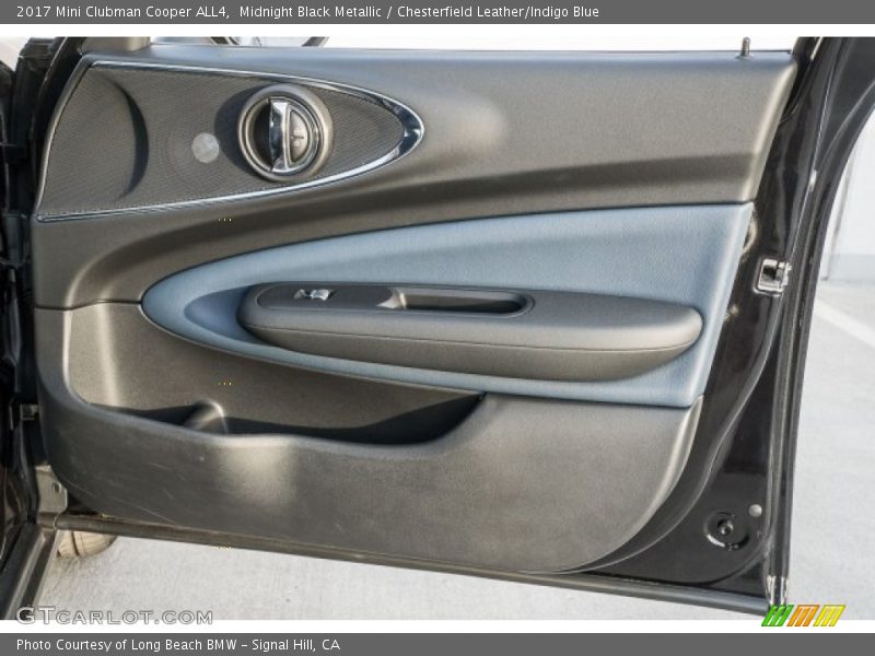 Midnight Black Metallic / Chesterfield Leather/Indigo Blue 2017 Mini Clubman Cooper ALL4