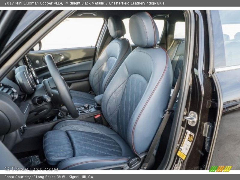 Midnight Black Metallic / Chesterfield Leather/Indigo Blue 2017 Mini Clubman Cooper ALL4