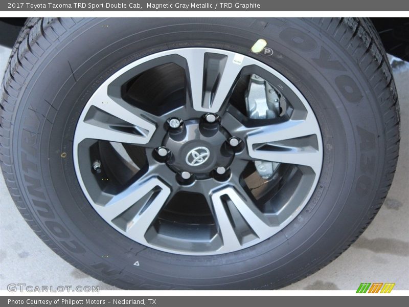 Magnetic Gray Metallic / TRD Graphite 2017 Toyota Tacoma TRD Sport Double Cab