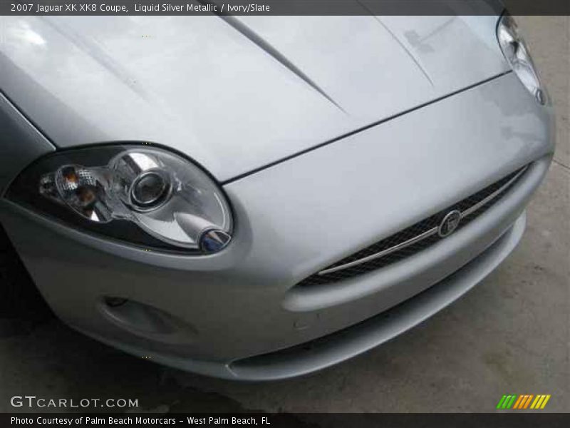 Liquid Silver Metallic / Ivory/Slate 2007 Jaguar XK XK8 Coupe