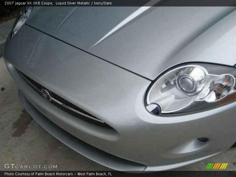 Liquid Silver Metallic / Ivory/Slate 2007 Jaguar XK XK8 Coupe
