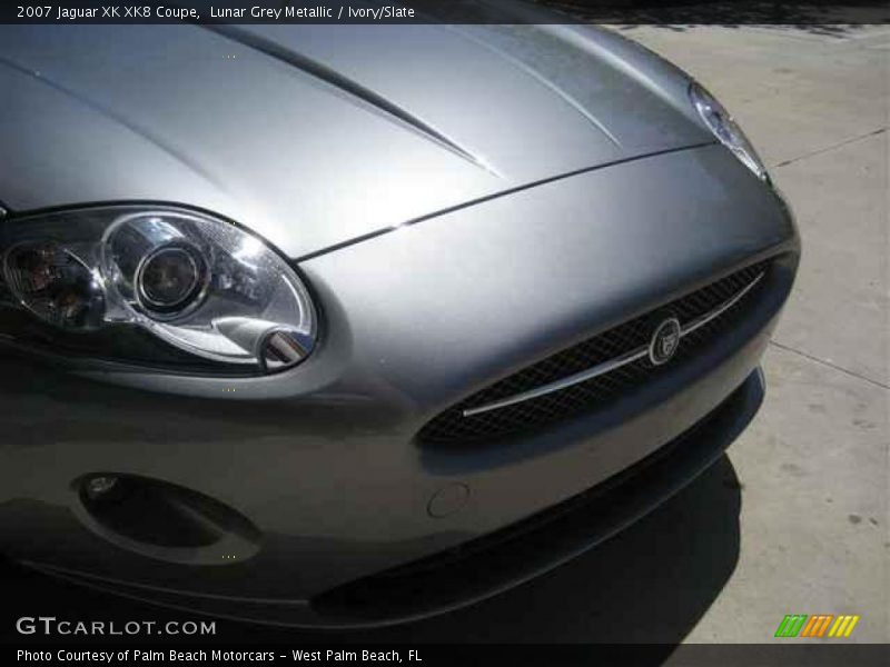 Lunar Grey Metallic / Ivory/Slate 2007 Jaguar XK XK8 Coupe