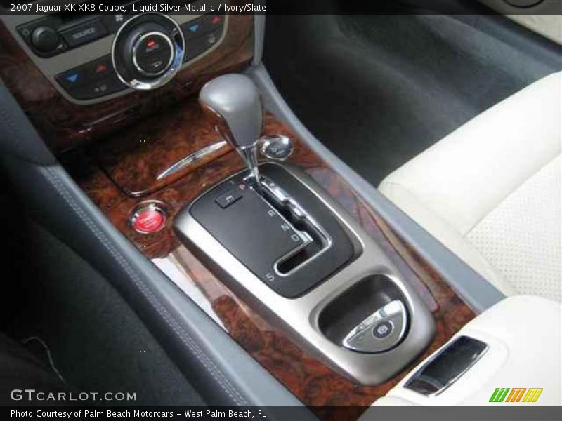 Liquid Silver Metallic / Ivory/Slate 2007 Jaguar XK XK8 Coupe