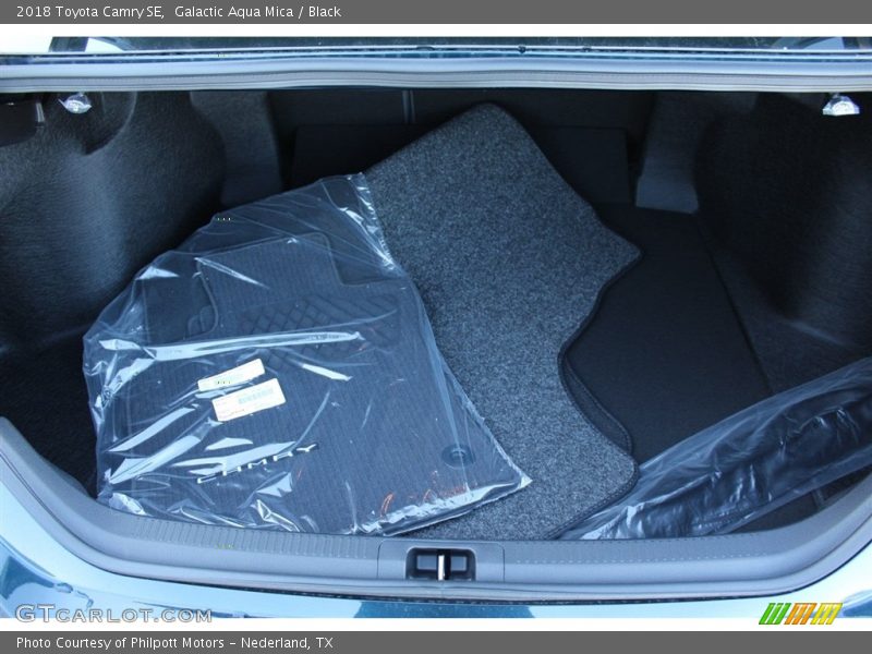Galactic Aqua Mica / Black 2018 Toyota Camry SE