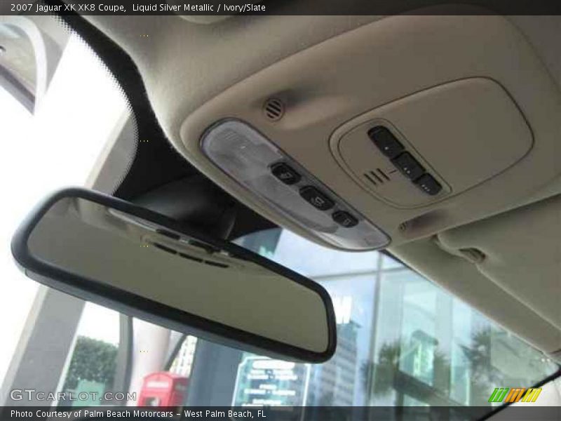 Liquid Silver Metallic / Ivory/Slate 2007 Jaguar XK XK8 Coupe