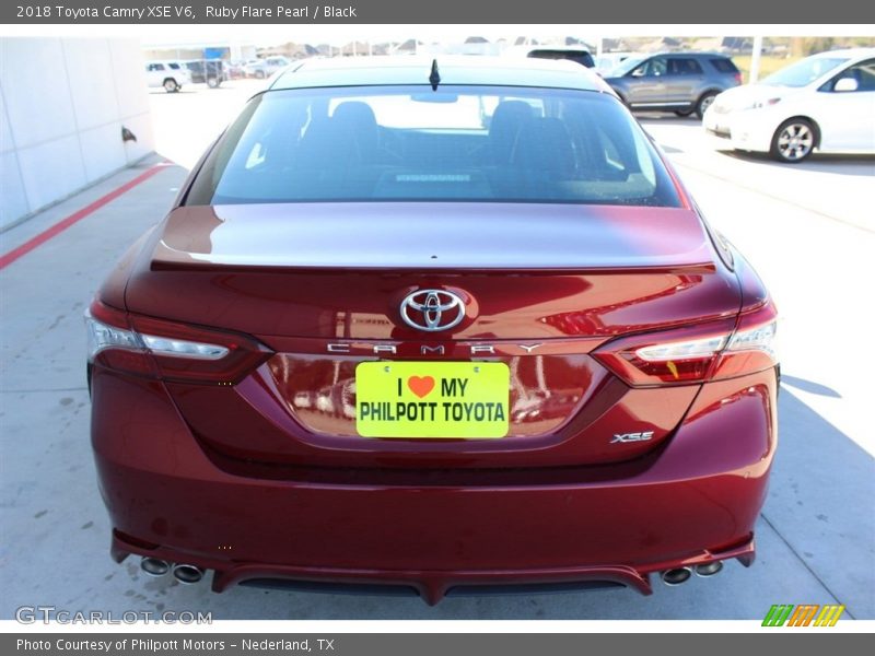 Ruby Flare Pearl / Black 2018 Toyota Camry XSE V6