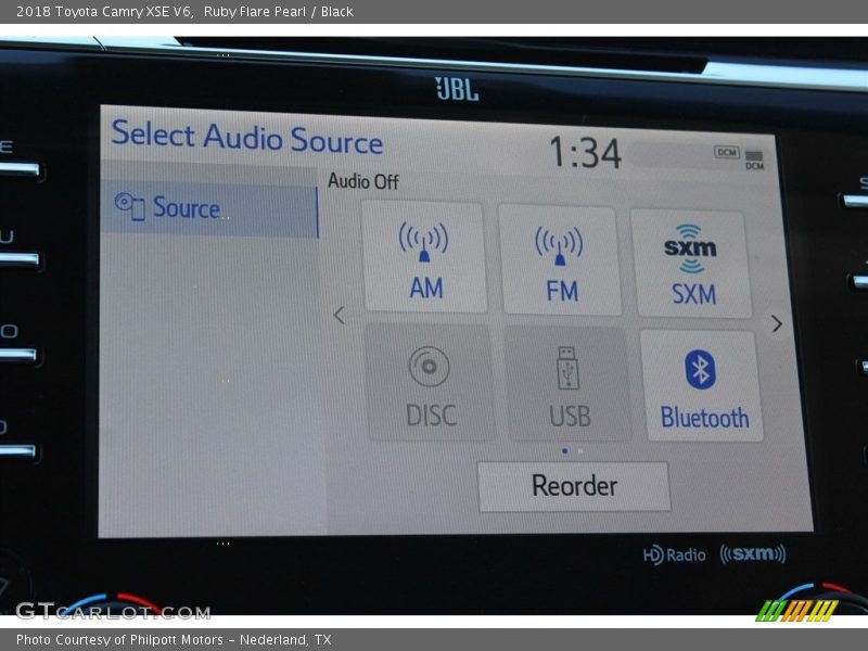 Ruby Flare Pearl / Black 2018 Toyota Camry XSE V6