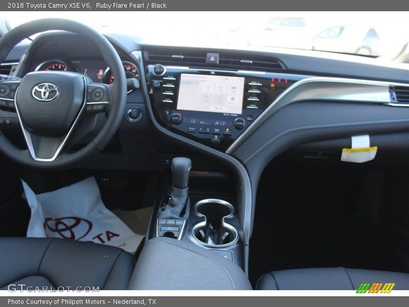 Ruby Flare Pearl / Black 2018 Toyota Camry XSE V6