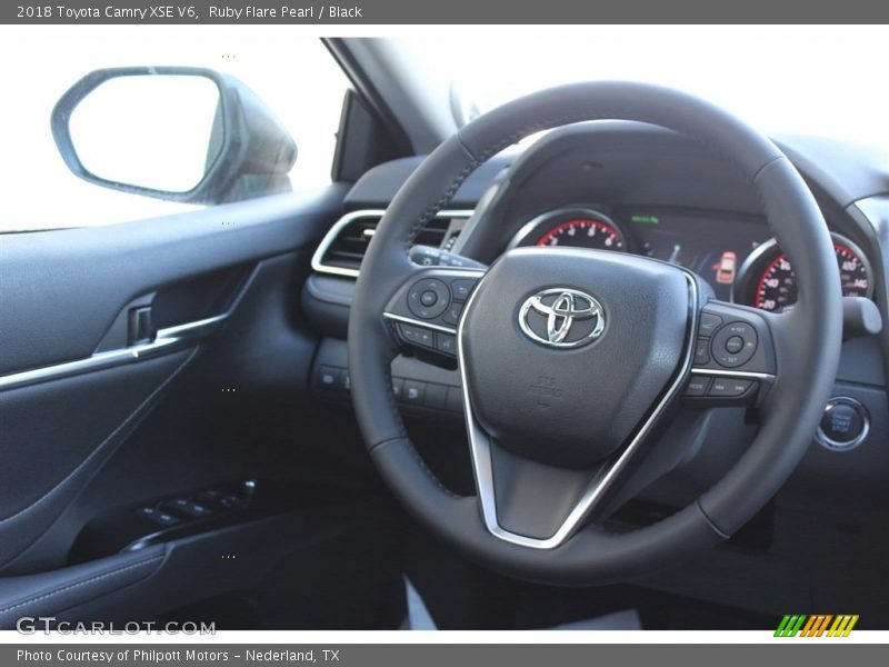 Ruby Flare Pearl / Black 2018 Toyota Camry XSE V6