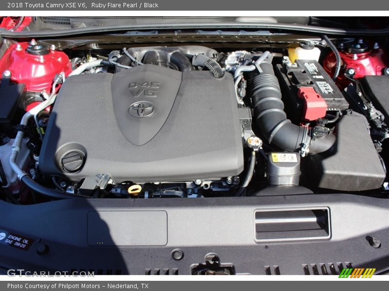 Ruby Flare Pearl / Black 2018 Toyota Camry XSE V6