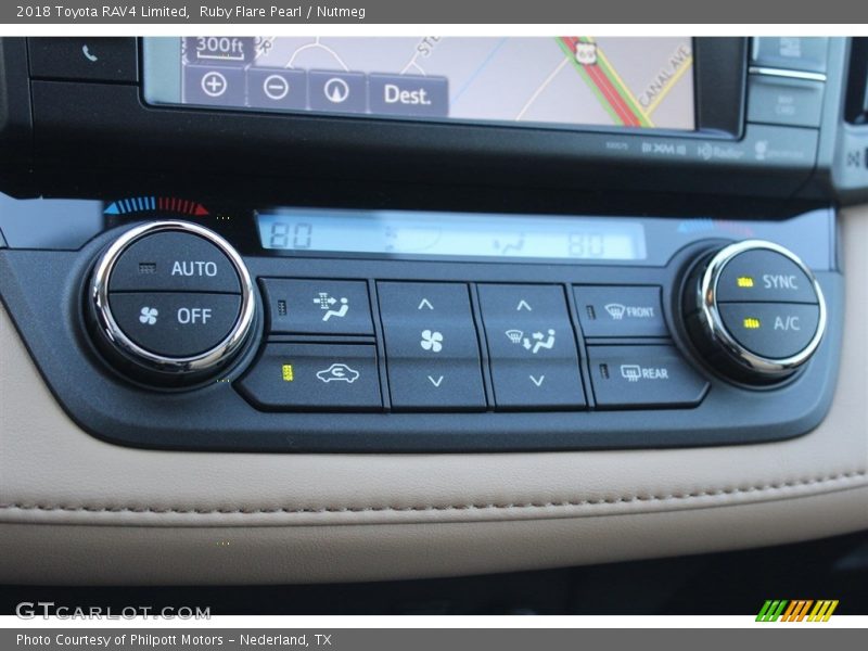 Controls of 2018 RAV4 Limited