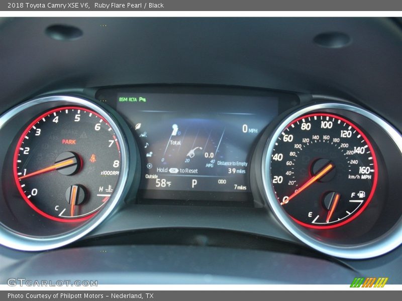 Ruby Flare Pearl / Black 2018 Toyota Camry XSE V6