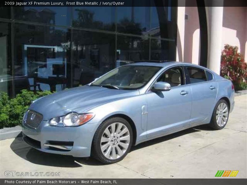 Frost Blue Metallic / Ivory/Oyster 2009 Jaguar XF Premium Luxury