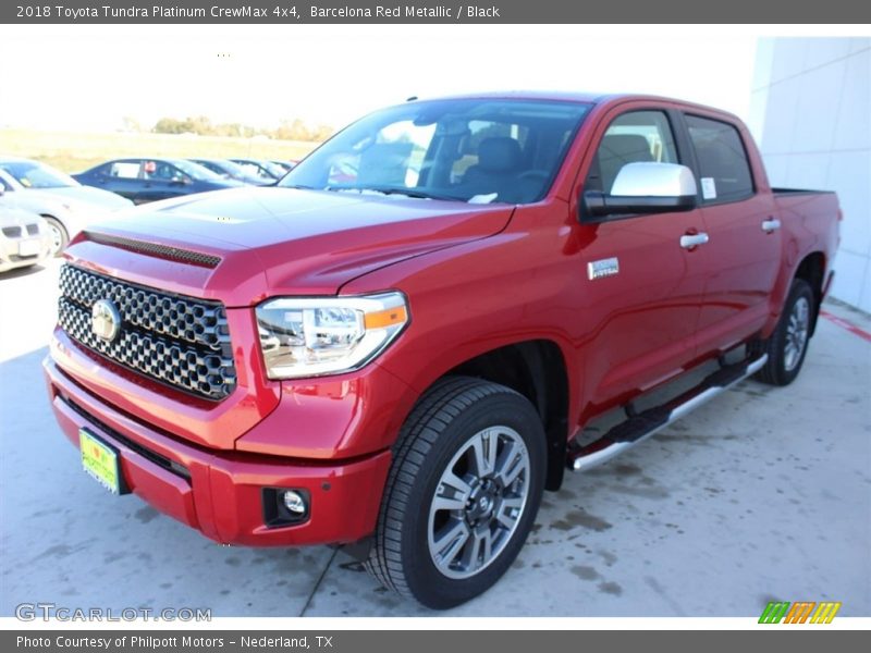 Barcelona Red Metallic / Black 2018 Toyota Tundra Platinum CrewMax 4x4