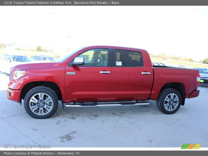  2018 Tundra Platinum CrewMax 4x4 Barcelona Red Metallic