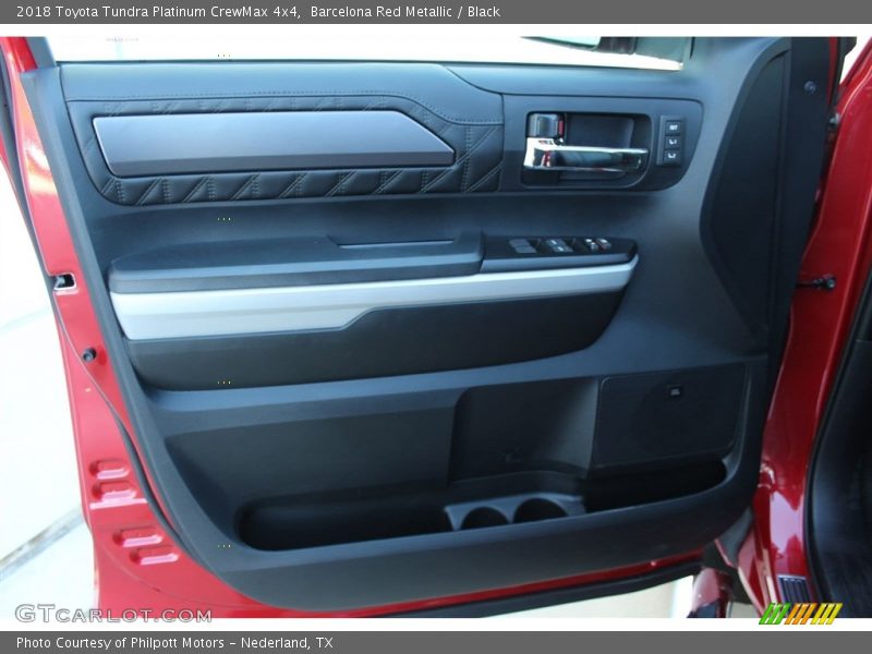 Barcelona Red Metallic / Black 2018 Toyota Tundra Platinum CrewMax 4x4