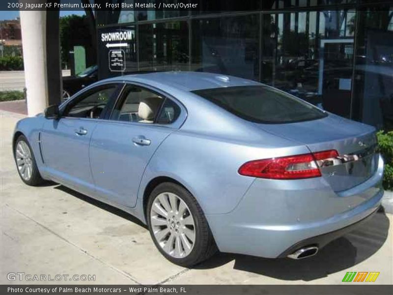 Frost Blue Metallic / Ivory/Oyster 2009 Jaguar XF Premium Luxury
