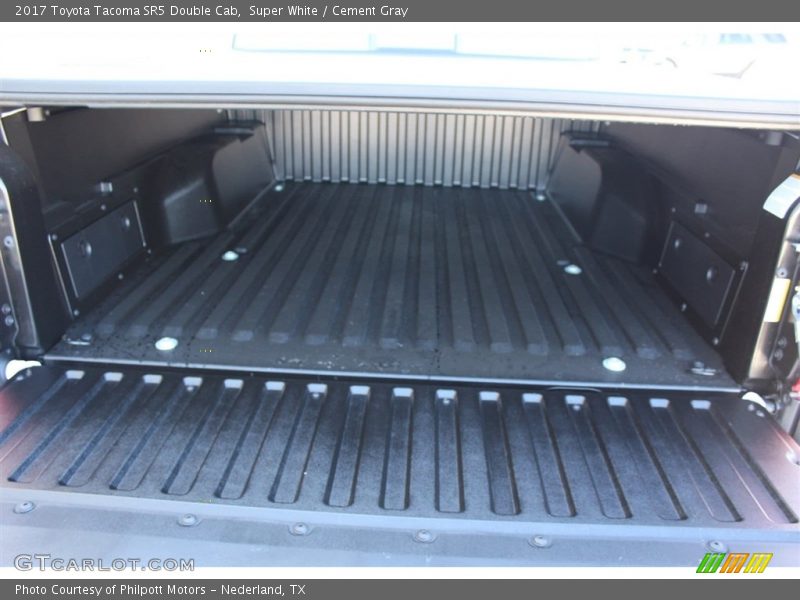 Super White / Cement Gray 2017 Toyota Tacoma SR5 Double Cab