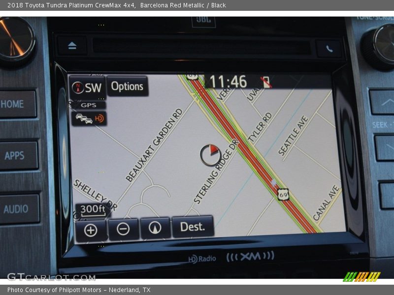 Barcelona Red Metallic / Black 2018 Toyota Tundra Platinum CrewMax 4x4