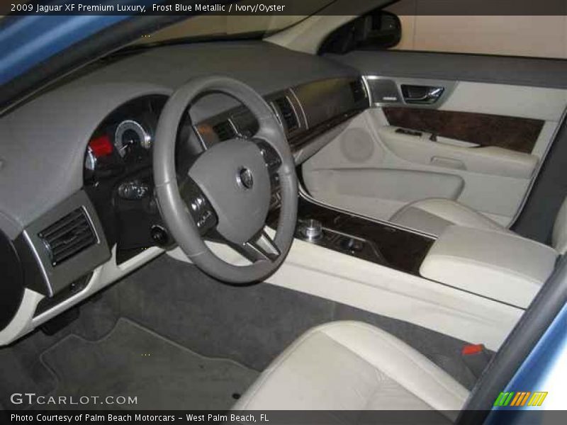 Frost Blue Metallic / Ivory/Oyster 2009 Jaguar XF Premium Luxury