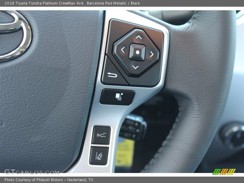 Controls of 2018 Tundra Platinum CrewMax 4x4