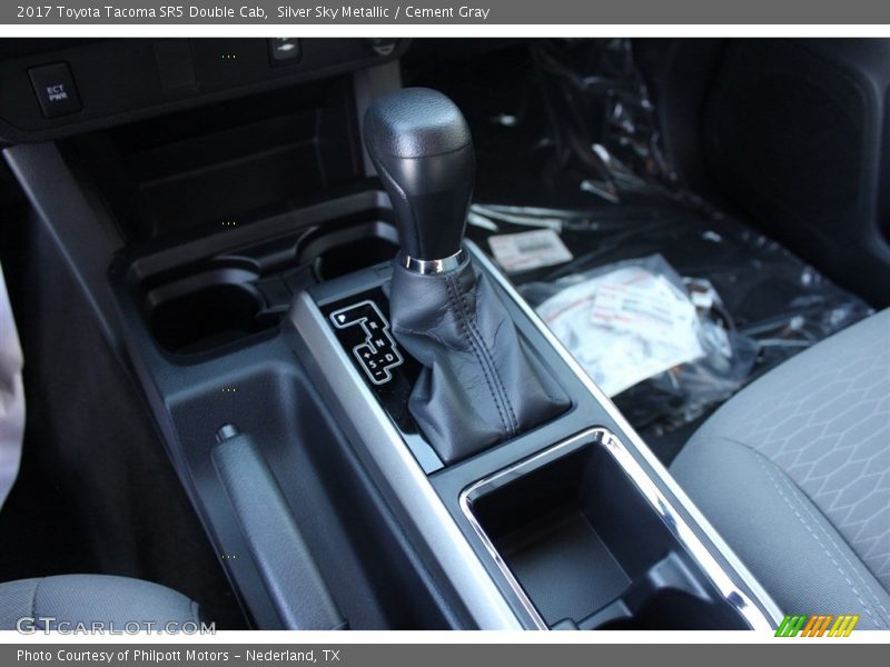 Silver Sky Metallic / Cement Gray 2017 Toyota Tacoma SR5 Double Cab