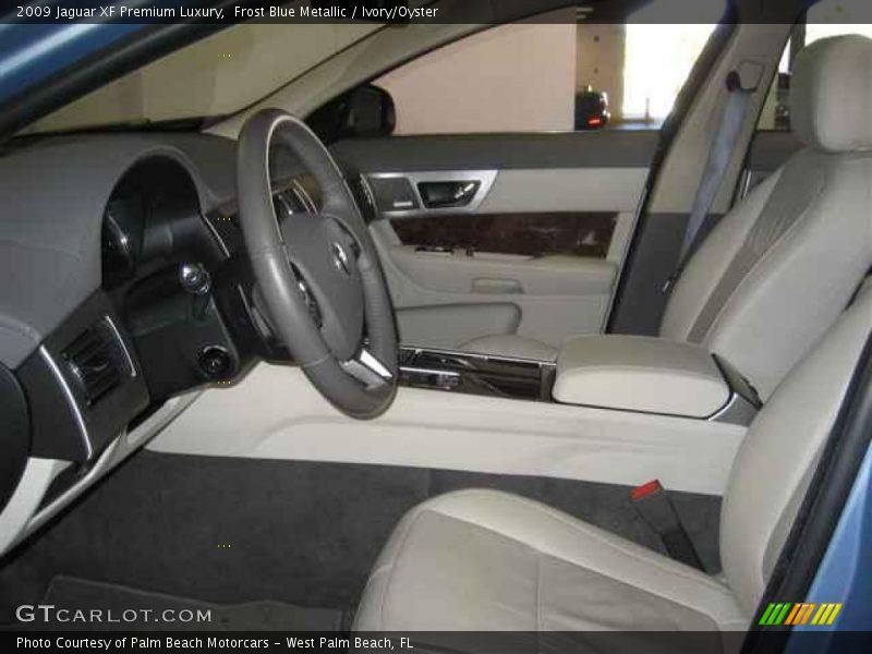 Frost Blue Metallic / Ivory/Oyster 2009 Jaguar XF Premium Luxury