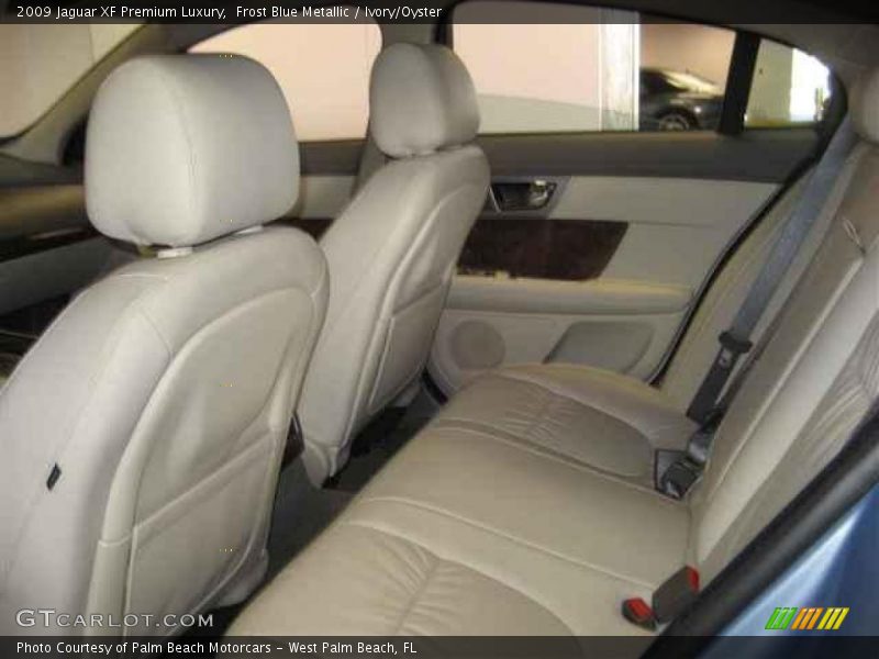 Frost Blue Metallic / Ivory/Oyster 2009 Jaguar XF Premium Luxury